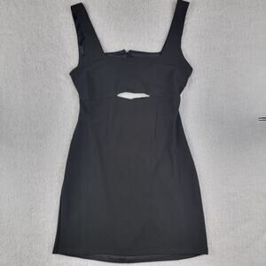 Lulus Unlimited Confidence Black Cutout Bodycon Mini Dress